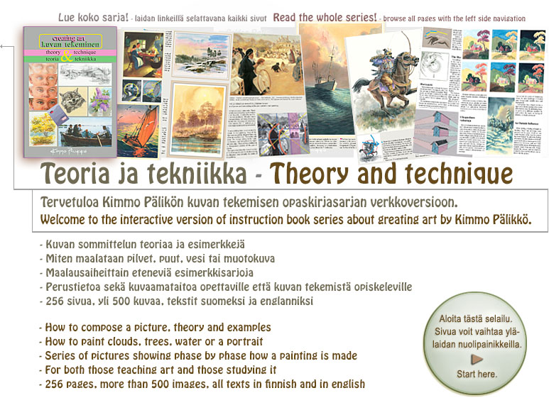 Klikkaamalla p��set selaamaan taidekirjaa - by clicking You can browse the artbook